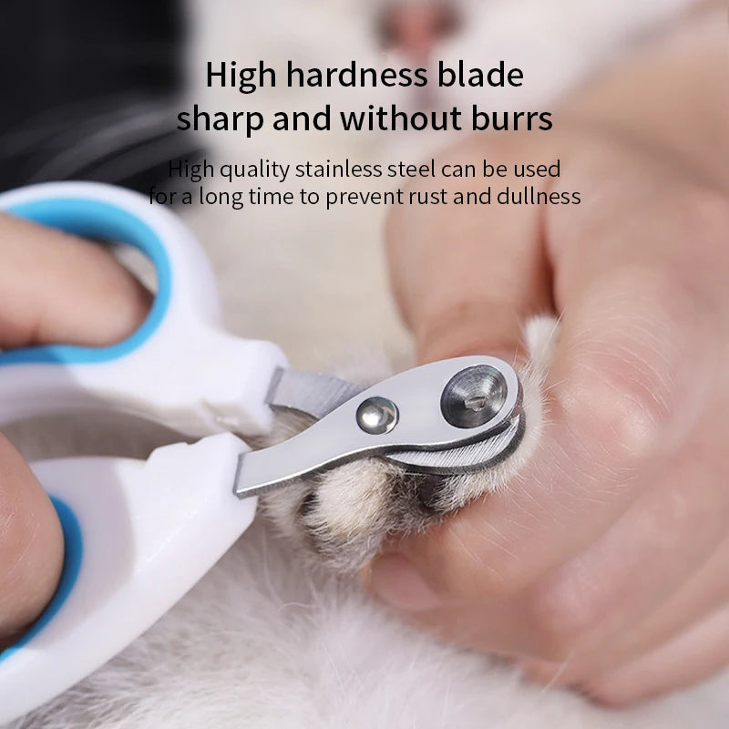 Professional Cat Nail Clippers for Small Cat Dog Stainless Steel Puppy Claws Cutter Pet Nail Grooming Clippers Trimmer